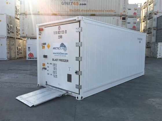 Blast freezer hyra och försäljning - TITAN Containers