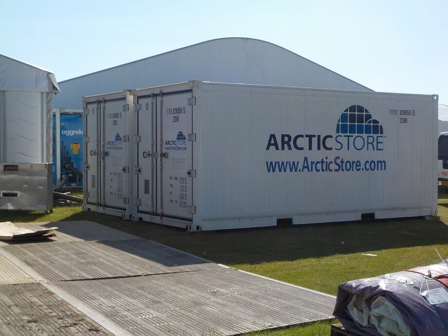 Cold storage for events and catering - TITAN Containers