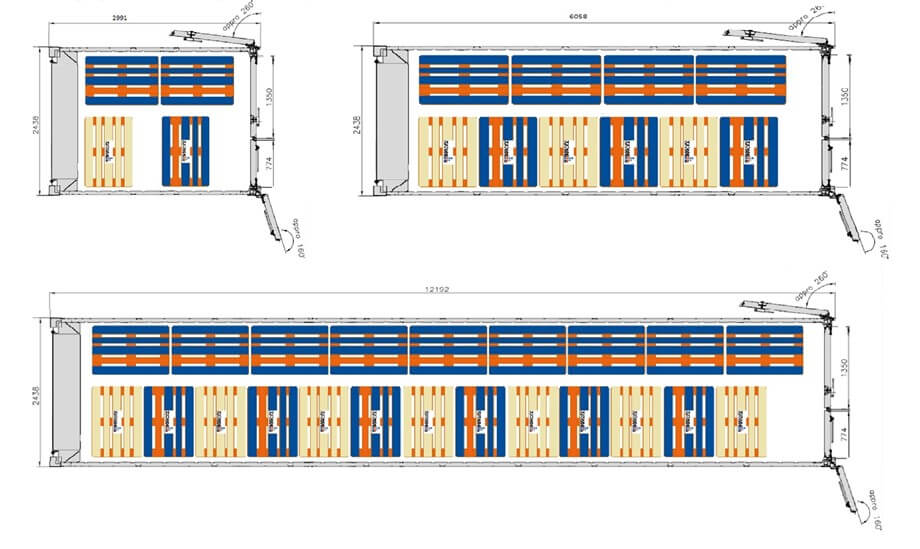 Pallet distribution - TITAN Containers ArcticStores™ 