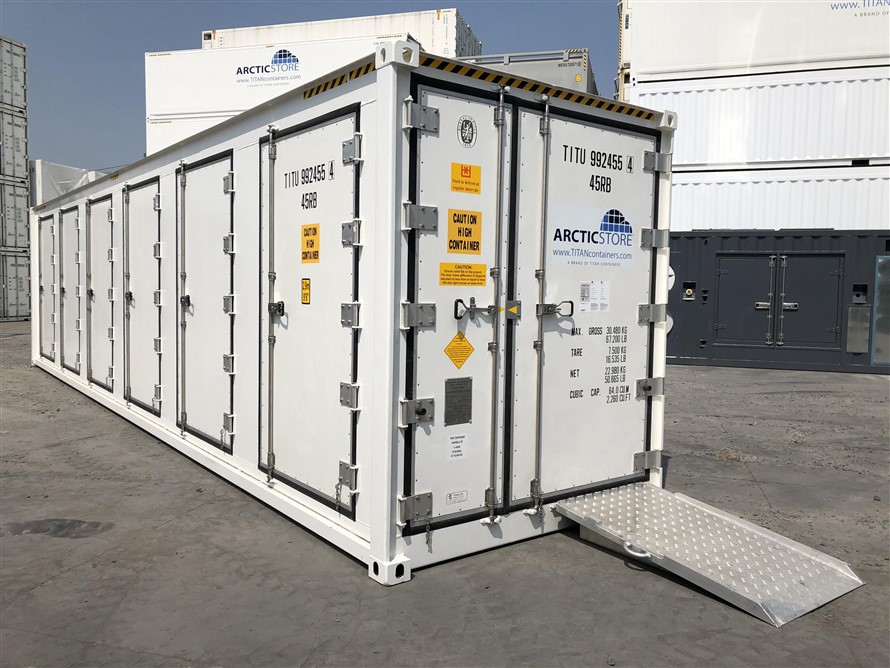 Blast Freezer Extra Dörrar - TITAN Containers