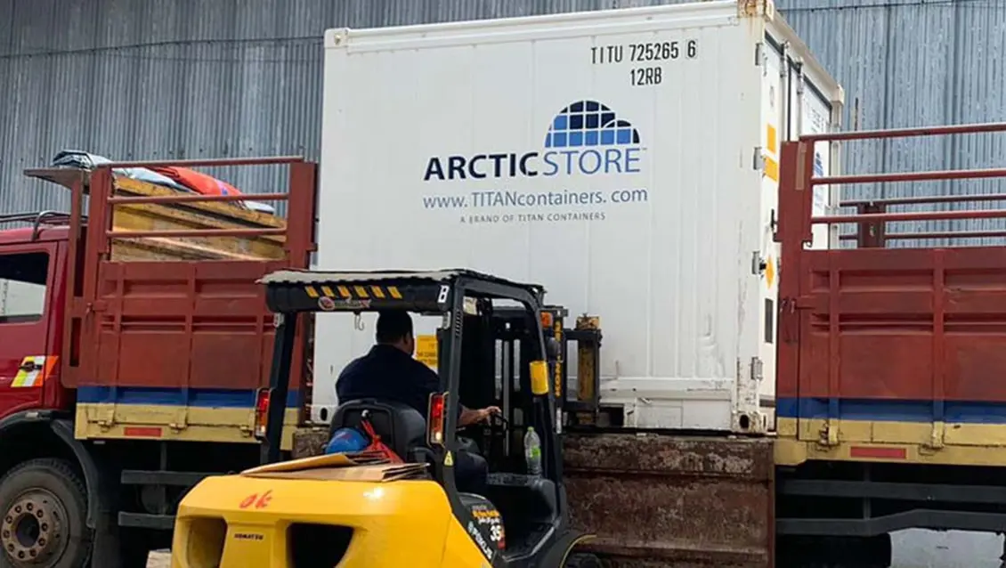 10ft ArcticStore kylcontainer kylförvaring för uthyrning