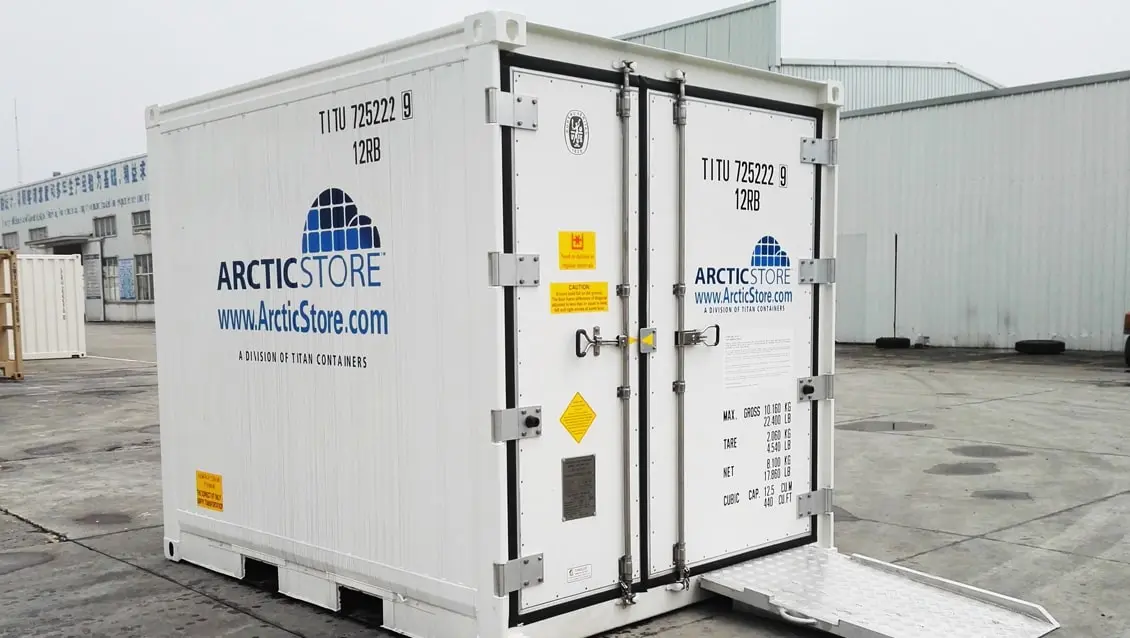 10ft ArcticStore kylcontainer kylförvaring för uthyrning