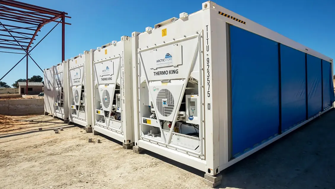 20ft Arctic SuperStore Modulära kylcontainrar för uthyrning