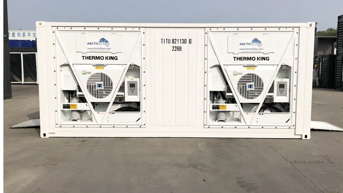 20ft ArcticBlast kylcontainer med snabb nedkylning