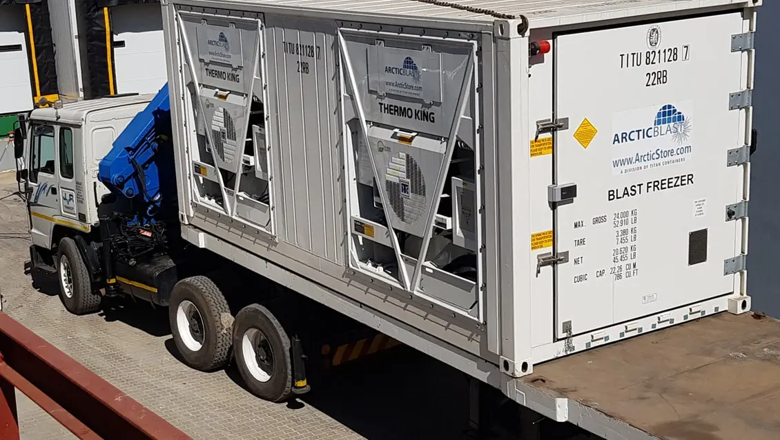 20ft ArcticBlast kylcontainer med snabb nedkylning