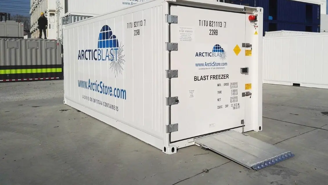 20ft ArcticBlast kylcontainer med snabb nedkylning