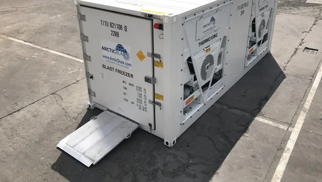 20ft ArcticBlast kylcontainer med snabb nedkylning