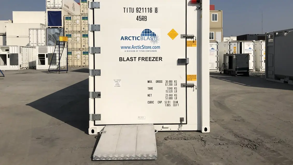 20ft ArcticBlast kylcontainer med snabb nedkylning_7