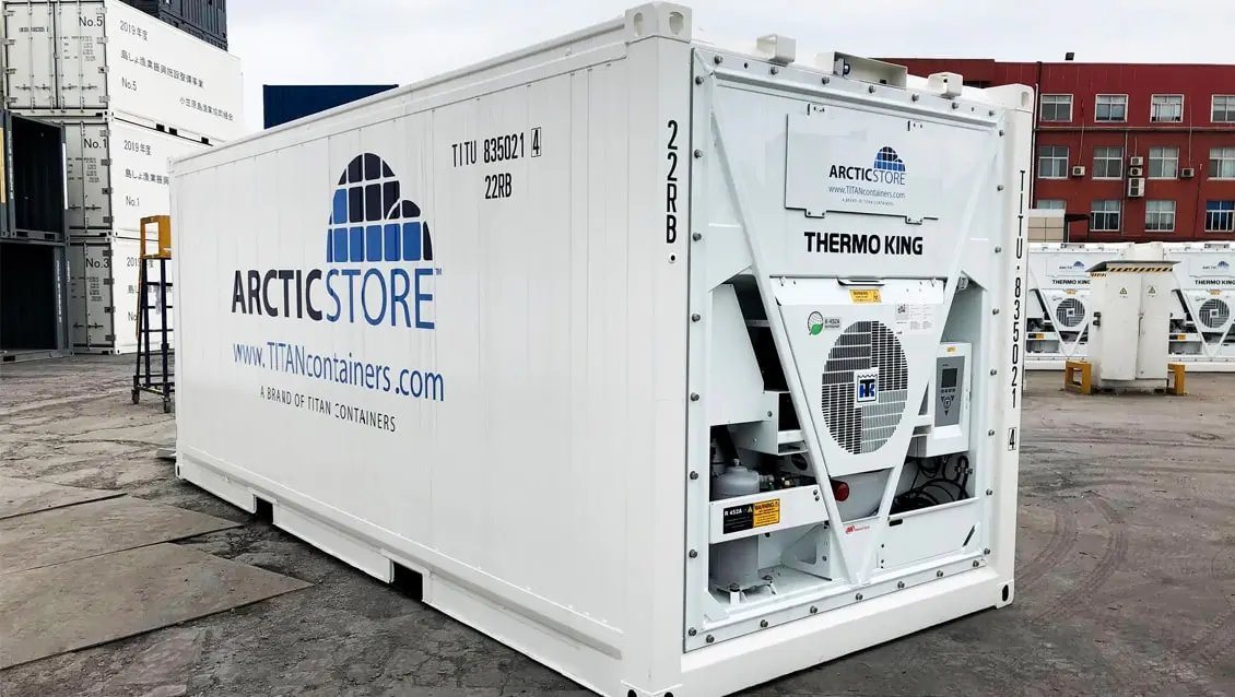 20ft ArcticStore kylförvaringslösningar för uthyrning Kylcontainrar