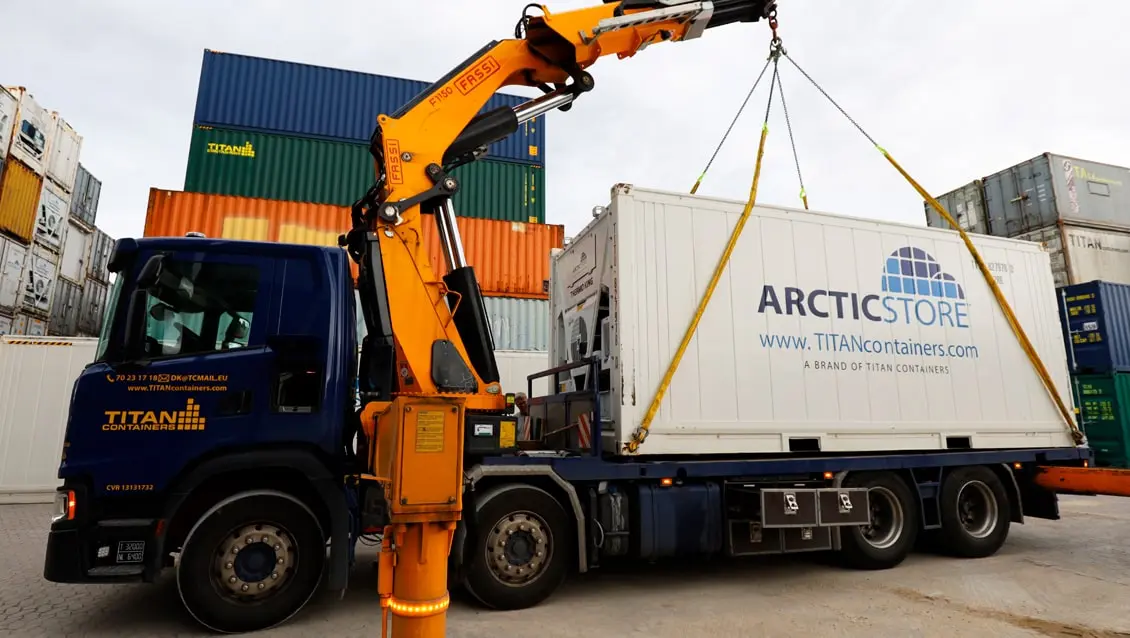 20ft ArcticStore kylförvaringslösningar för uthyrning Kylcontainrar
