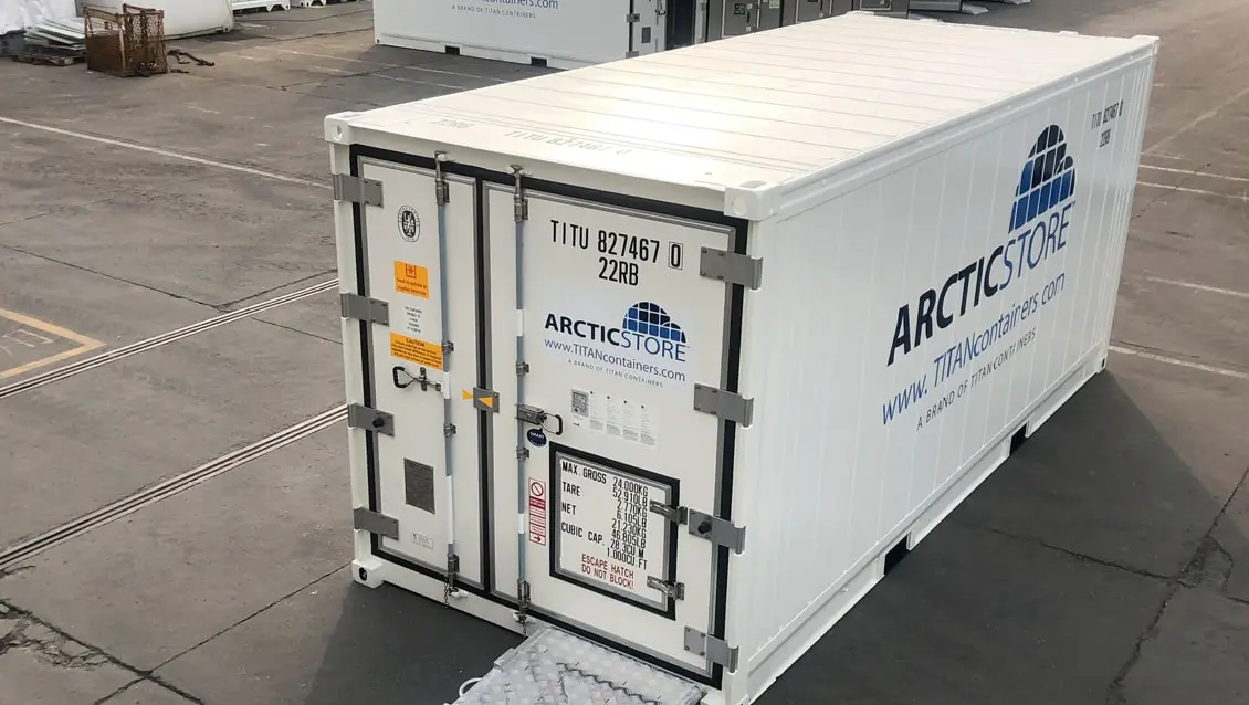 20ft ArcticStore kylförvaringslösningar för uthyrning Kylcontainrar