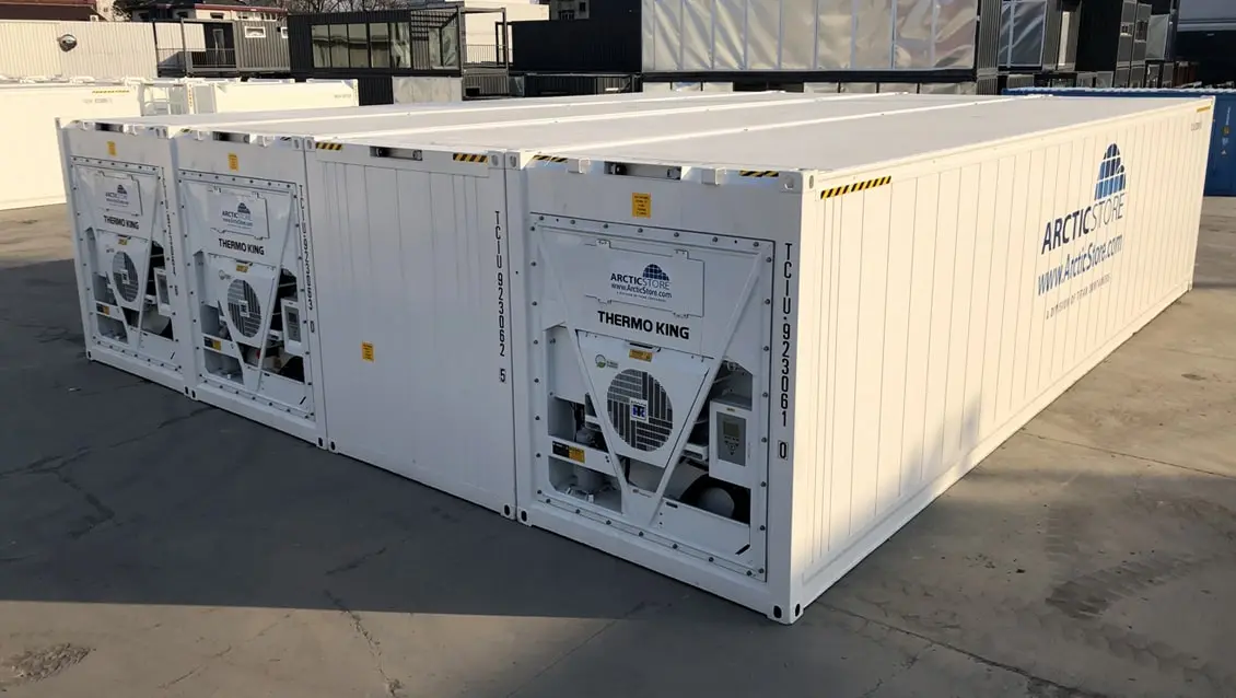 40ft Arctic SuperStore Modulära kylcontainrar Lösning för kylförvaring