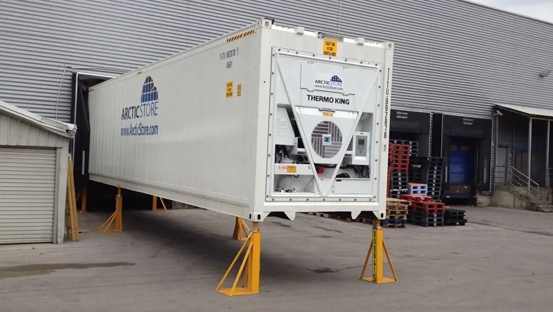 40ft ArcticStore Containers för uthyrning Oslagbar kylförvaring