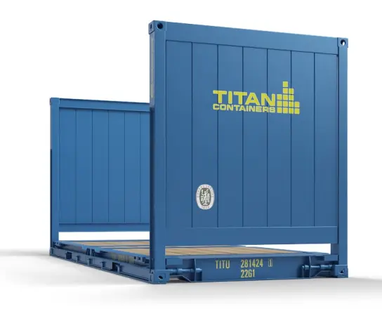 Köp flat rack container 20 fot