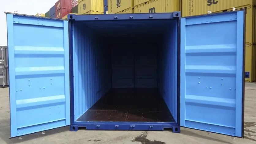 Hyr en dubbeldörrscontainer