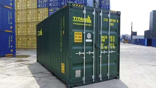 Hyr en high cube container
