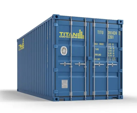 Batterilagring i 20 fot container