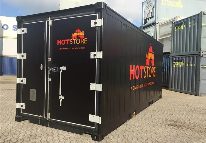 HotStore uppvärmd förvaring - 20 fot uppvärmda förvaringscontainrar för uthyrning