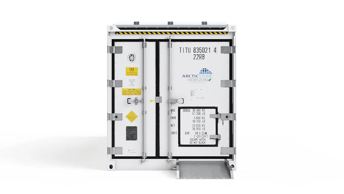 40ft ArcticStore Horizon Hållbar Kylcontainer