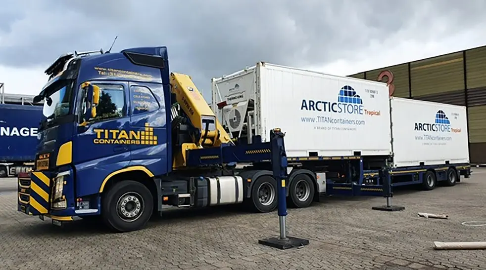 15 ArcticStore-containrar tryggar mat- och dryckesförsörjningen på mässa i Tyskland