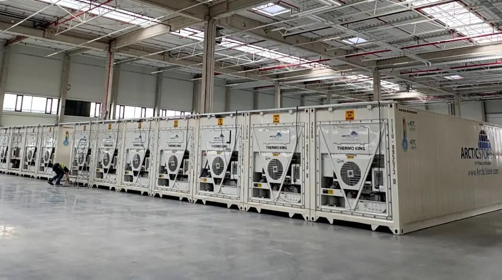 ArcticStore Cold Storage - Uthyrning av kylcontainrar